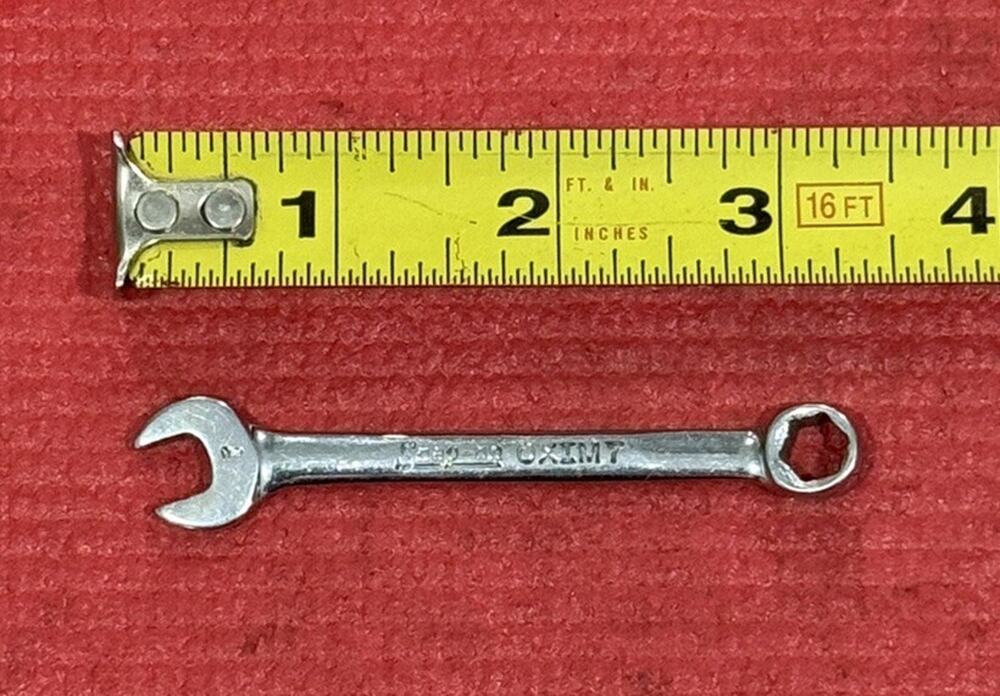Vintage Snap-On Tools OXIM7, Metric 7MM Midget Combination Wrench 6PT USA